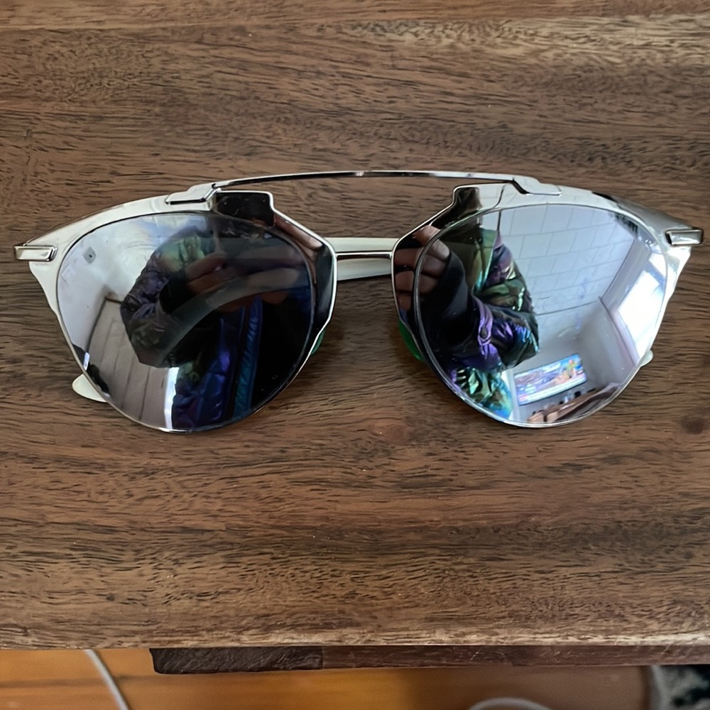 Dior Aviator Sunglasses in Silver - Picture 9 of 9